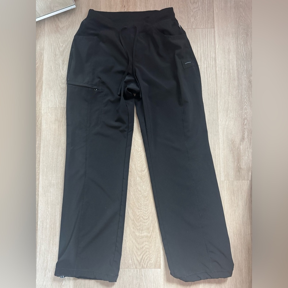 NWOT Cherokee Black 1123a Drawstring Scrub Pants